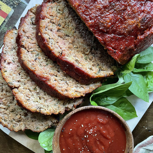 Homestyle Meatloaf with Spicy Bloody Mary Ketchup