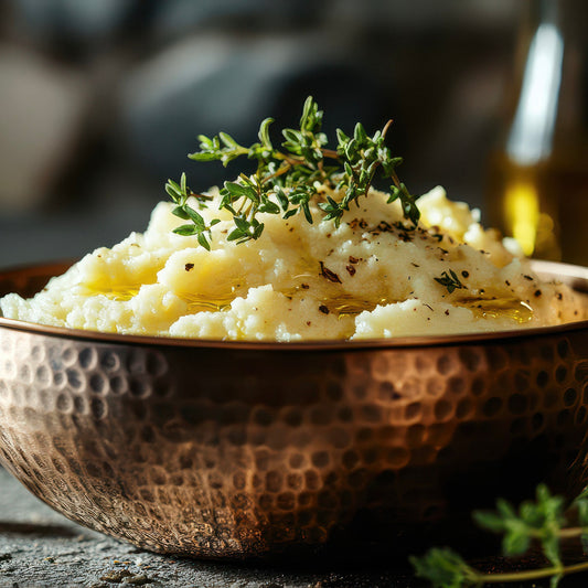 Cheesy Truffle Cauliflower Mash