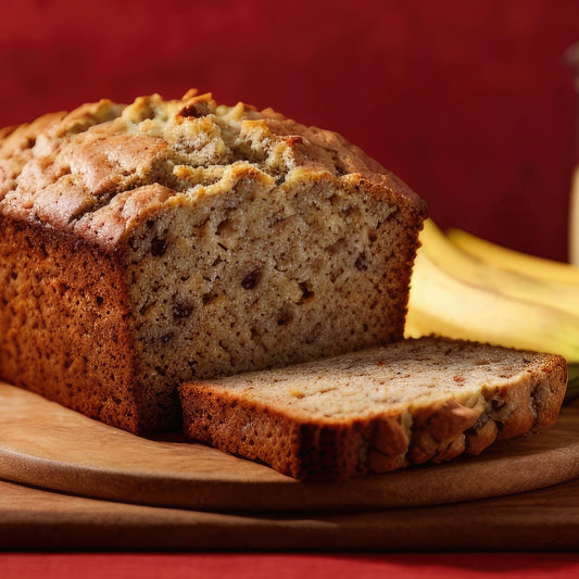 Banana Bread with Chai Icing