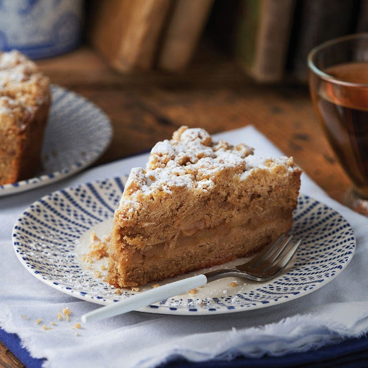 Chai Apple Streusel Cake