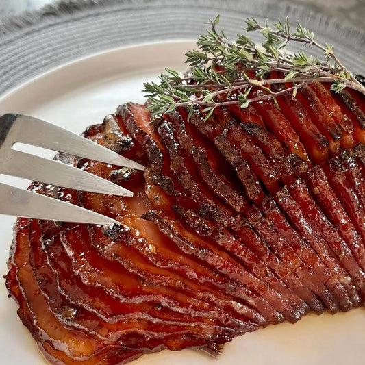 Maple Bourbon Glazed Ham