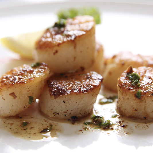 Seared Sea Scallops With Lemon Caper Sauce