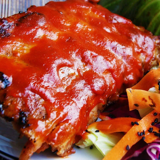 Tangy Asian Ribs & Slaw