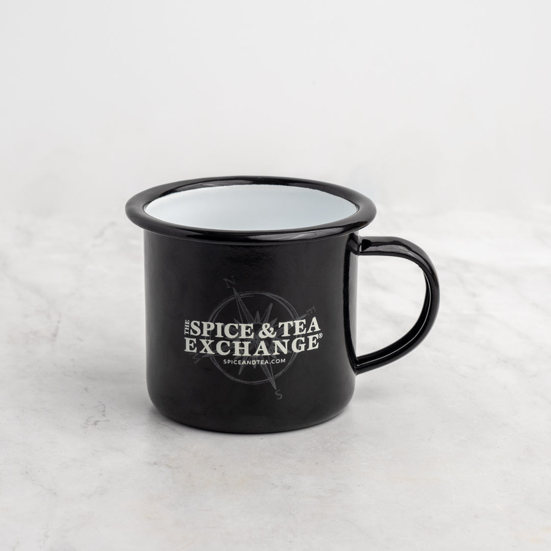 Black Branded Enamel Camp Mug - view 1