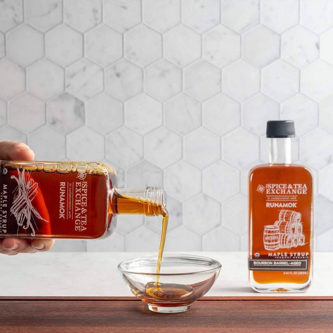 Barrel-Aged Bourbon Maple Syrup