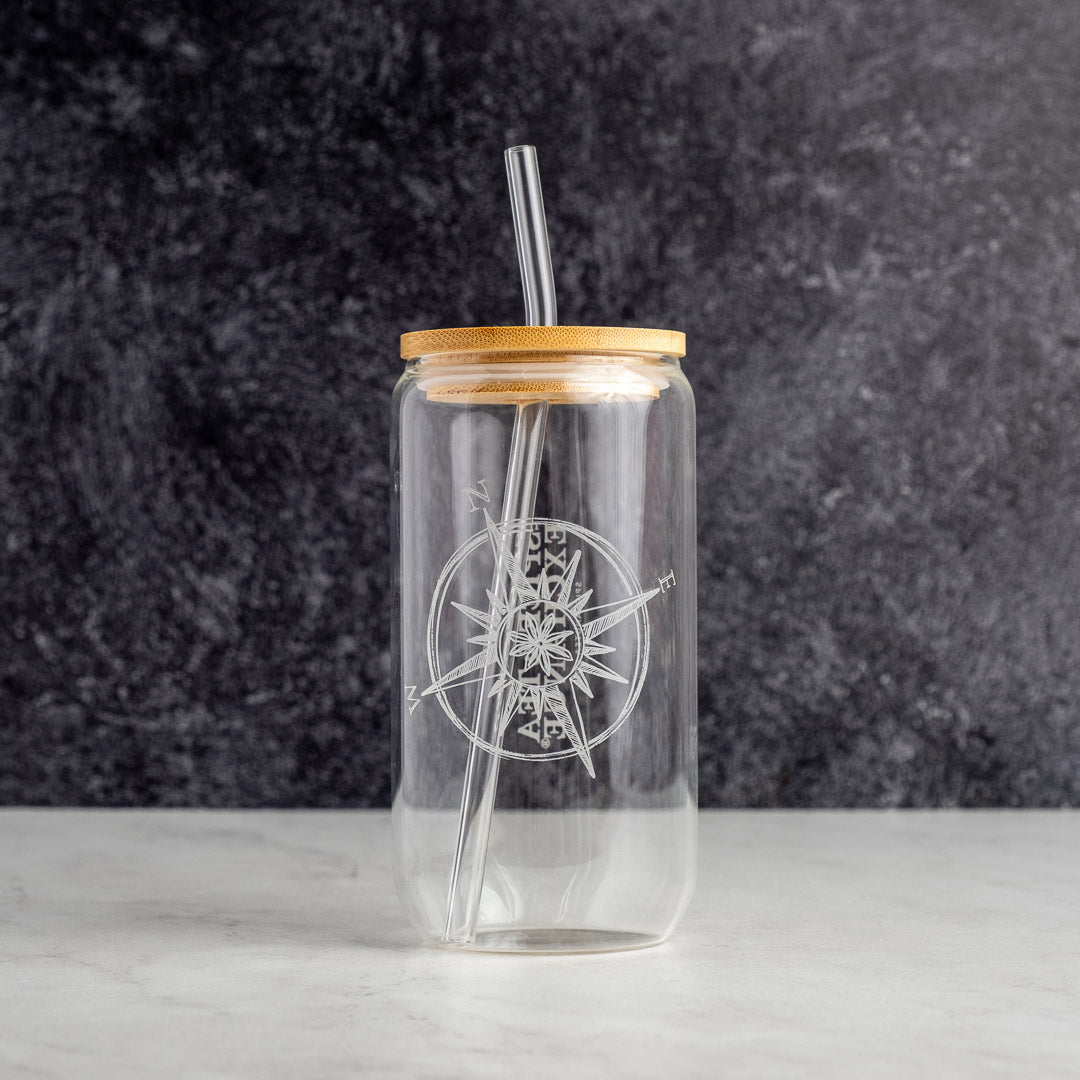 Branded Glass Tea Mug