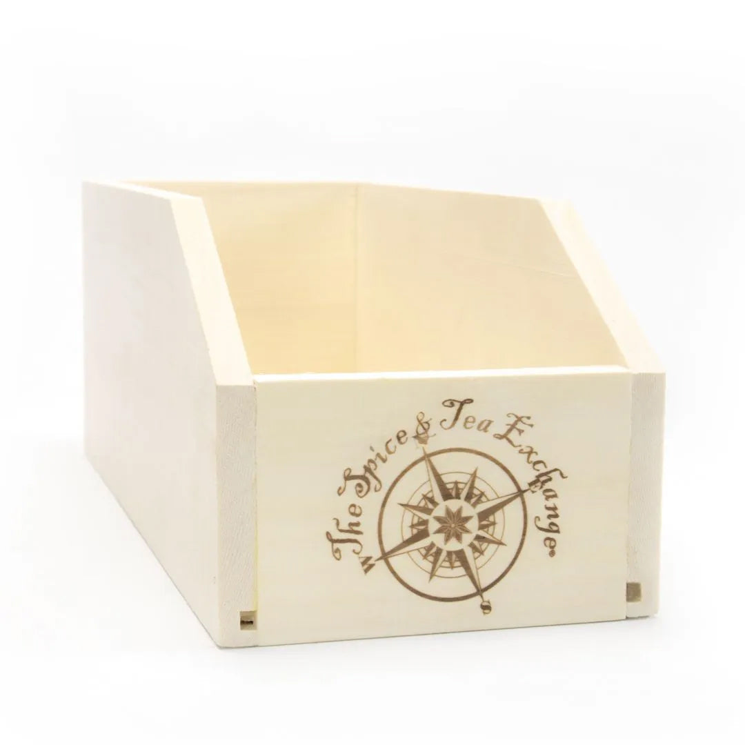 Small Branded Wood Storage Box