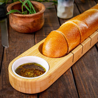 Bread Board with Ceramic Dip Bowl - view 6