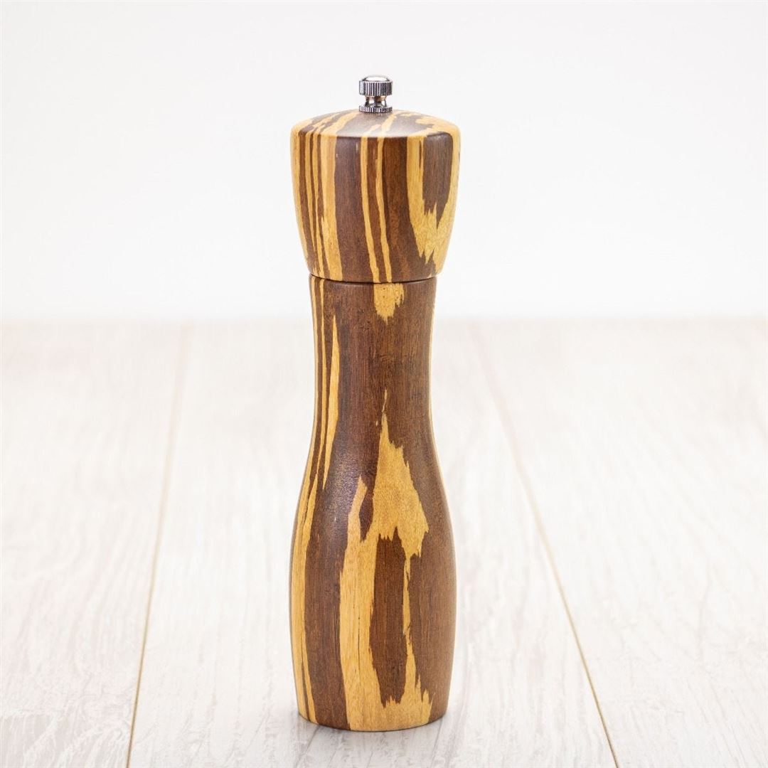 8" Crushed Bamboo Pepper Mill