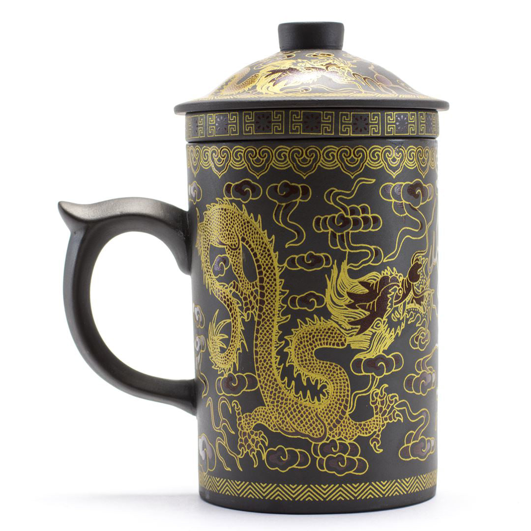 Dragon Dark Brown Tea Mug Infuser - view 1