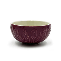 Floral Meadow Dip Bowls - purple