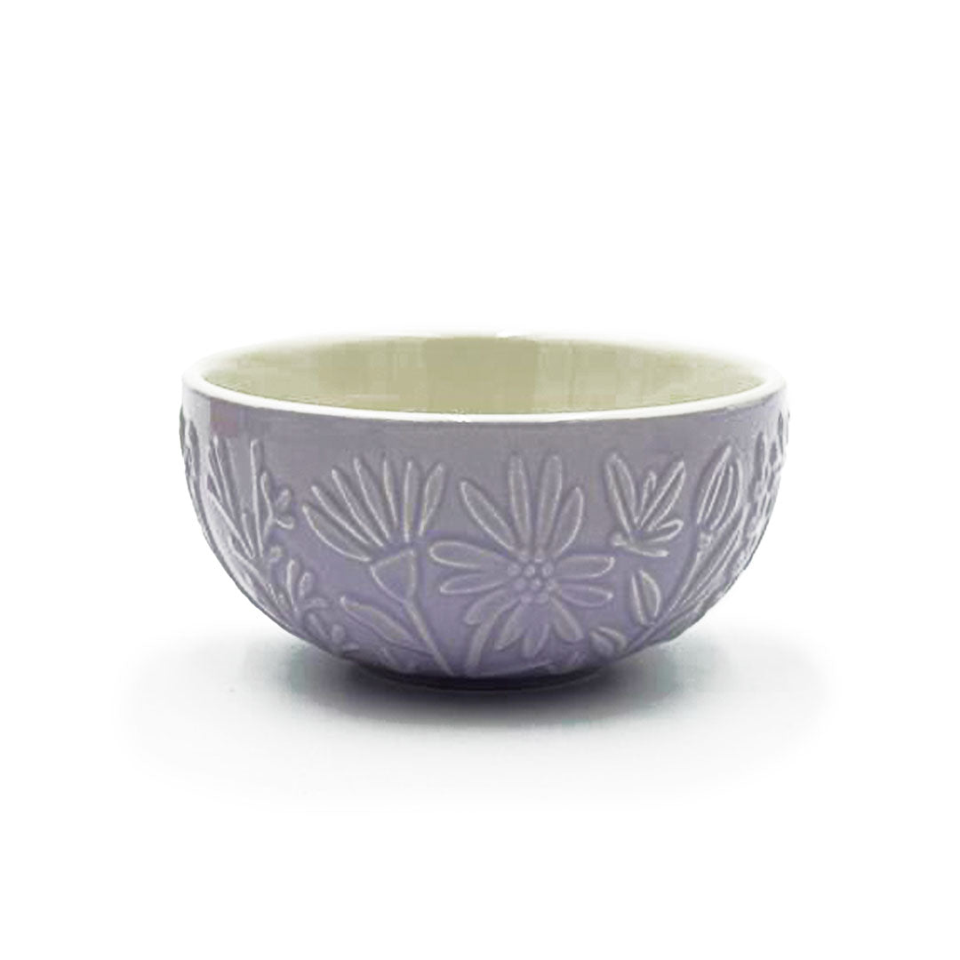 Floral Meadow Dip Bowls - mauve