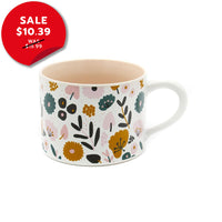 Tea Mug - Graphic Floral