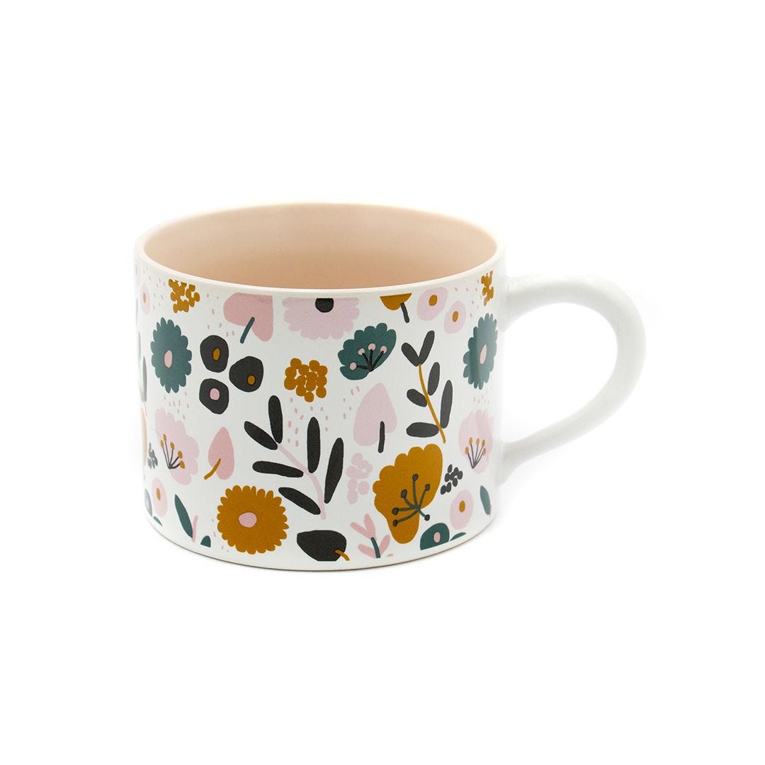 Tea Mug - Graphic Floral