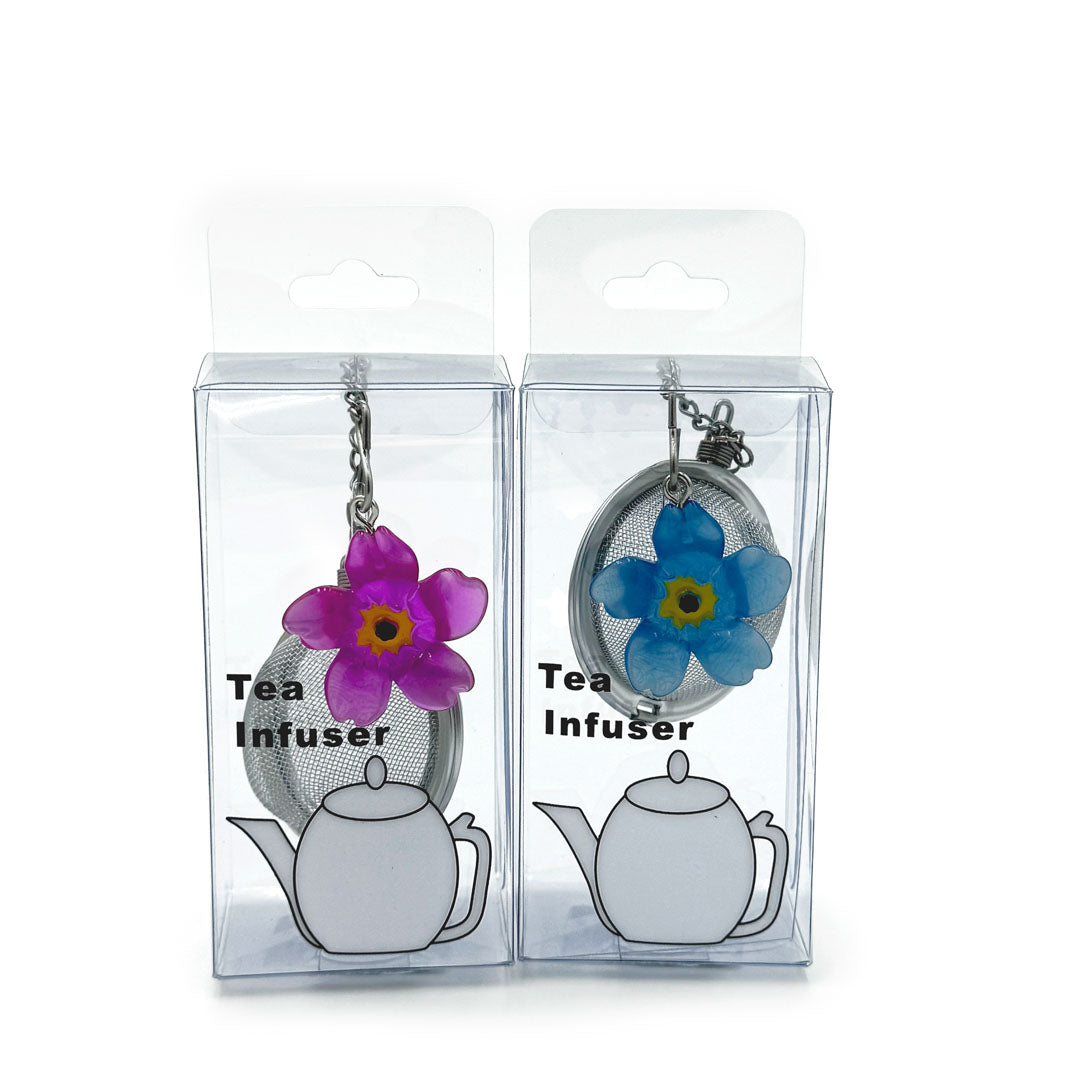 Blue & Pink Flower Charm Infusers - view 2