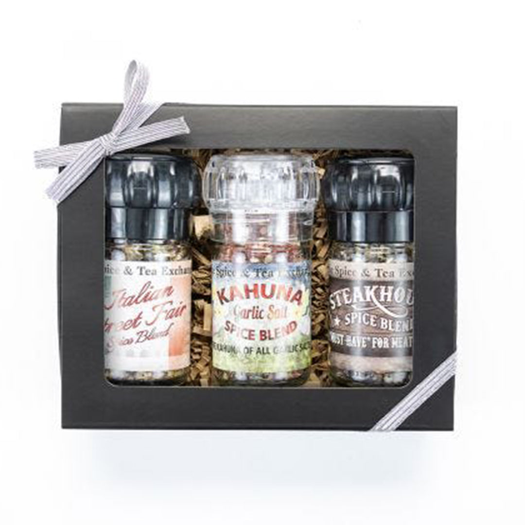 Foodie Favorites Mini Grinder Trio Gift Box