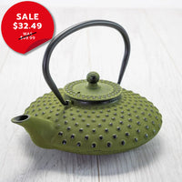 Teapot - Cast Iron Green Xilin