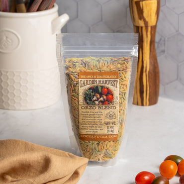 Garden Harvest Orzo Blend in 11 oz packaging