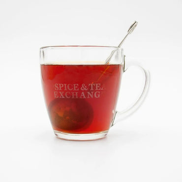 Branded Glass Tea Mug