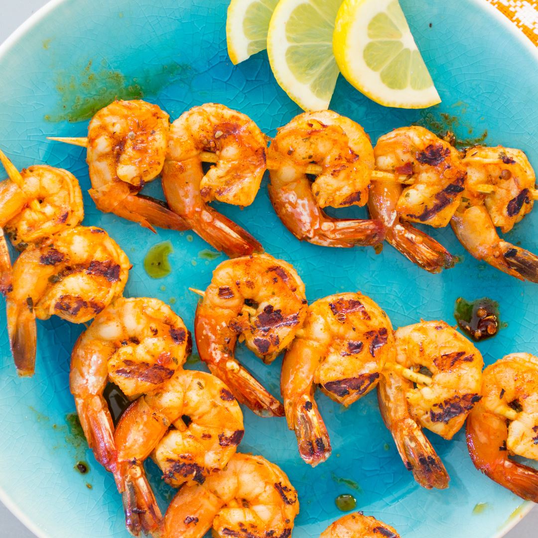 Grilled Harissa Marinated Shrimp Recipe Kit - view 2