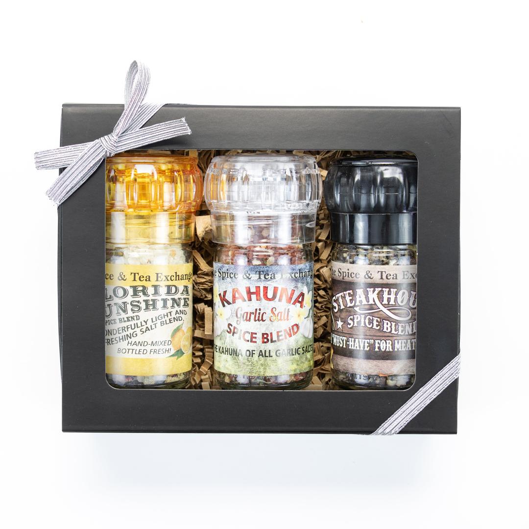 Griller's Go-To Mini Grinder Trio Gift Box