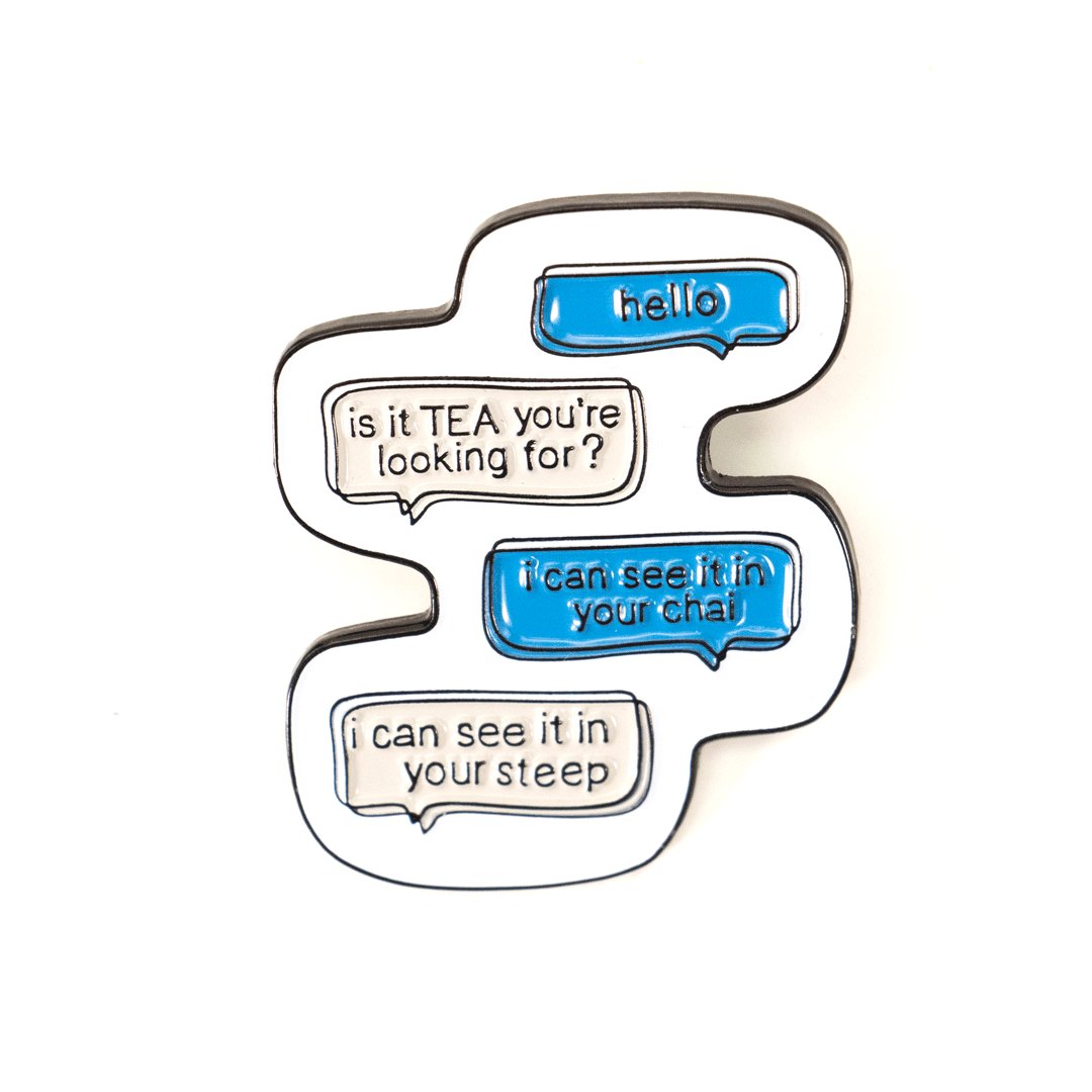 Hello Enamel Pin