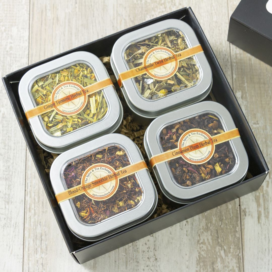 Herbal Tea 4 Tin Gift Box - view 3