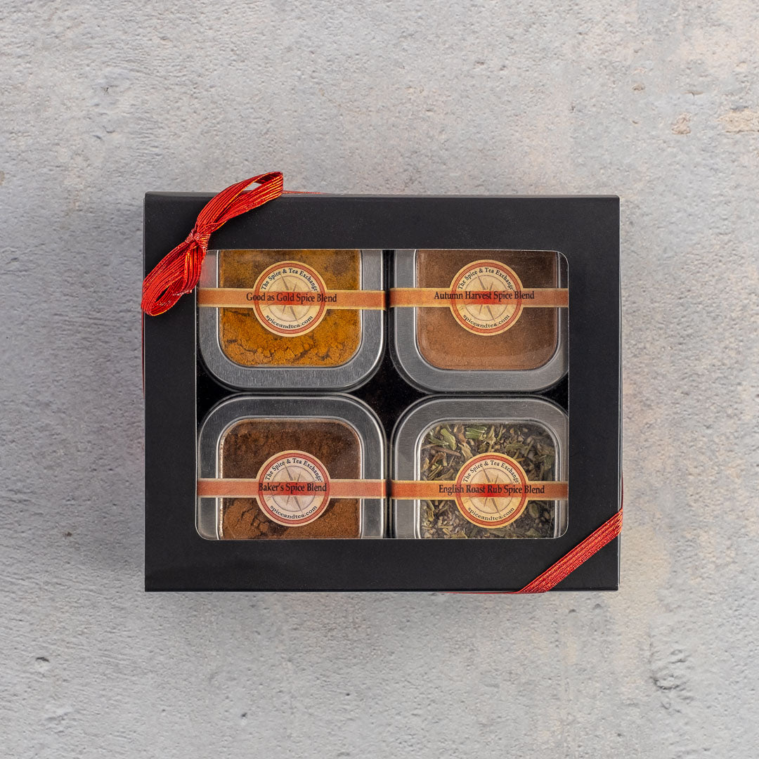 Holiday Seasonings 4 Tin Gift Box - view 2