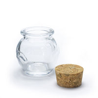 Glass Jar Honey Pot with Cork