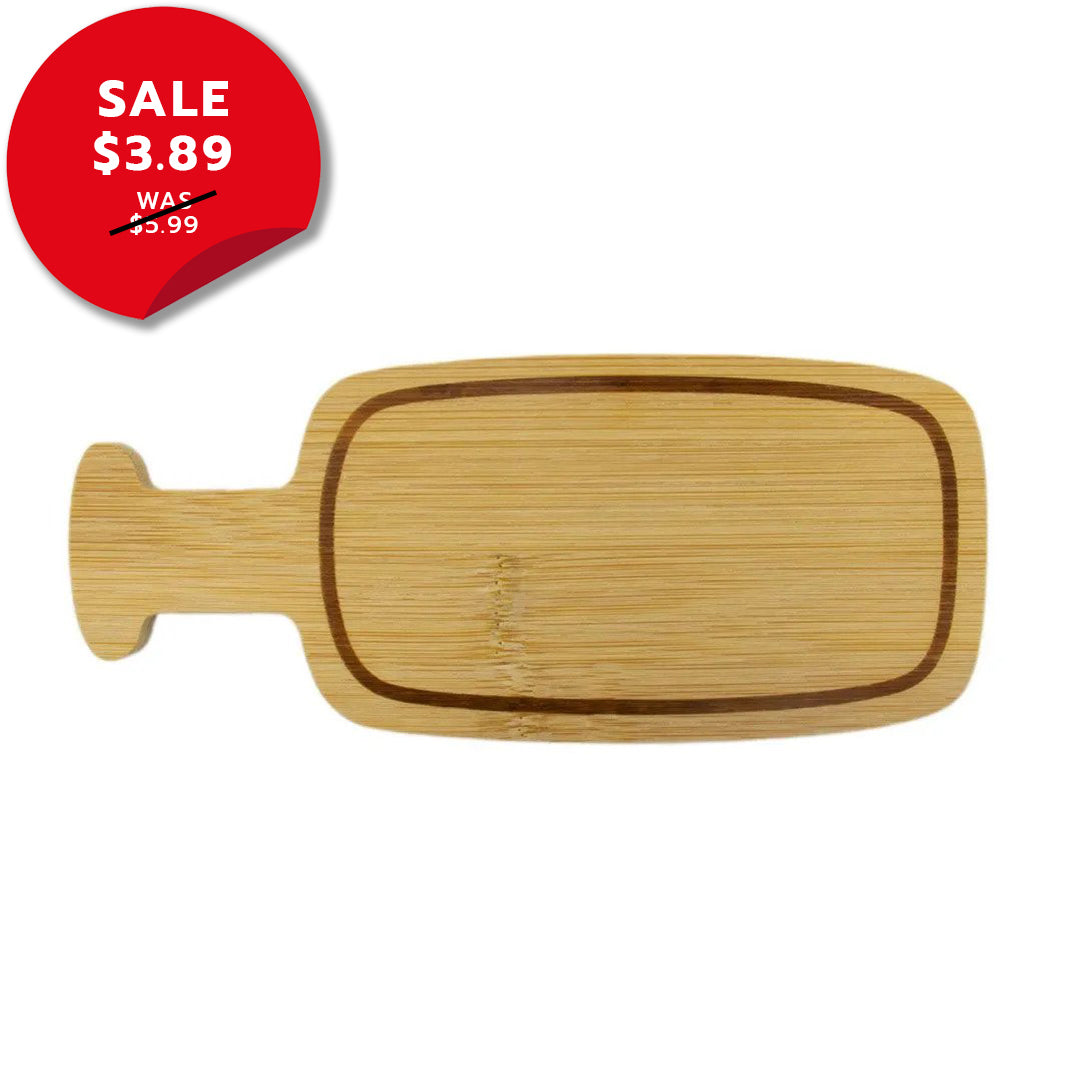 Oblong Bamboo Mini Serving Board