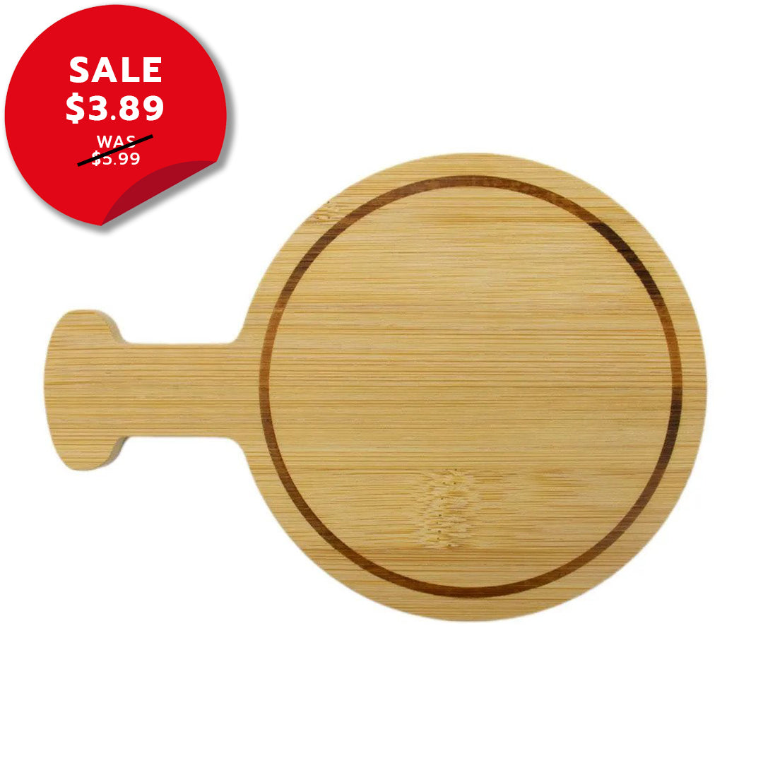 Round Bamboo Mini Serving Board