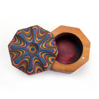 Rainbow Pakkawood Salt Cellar - view 5