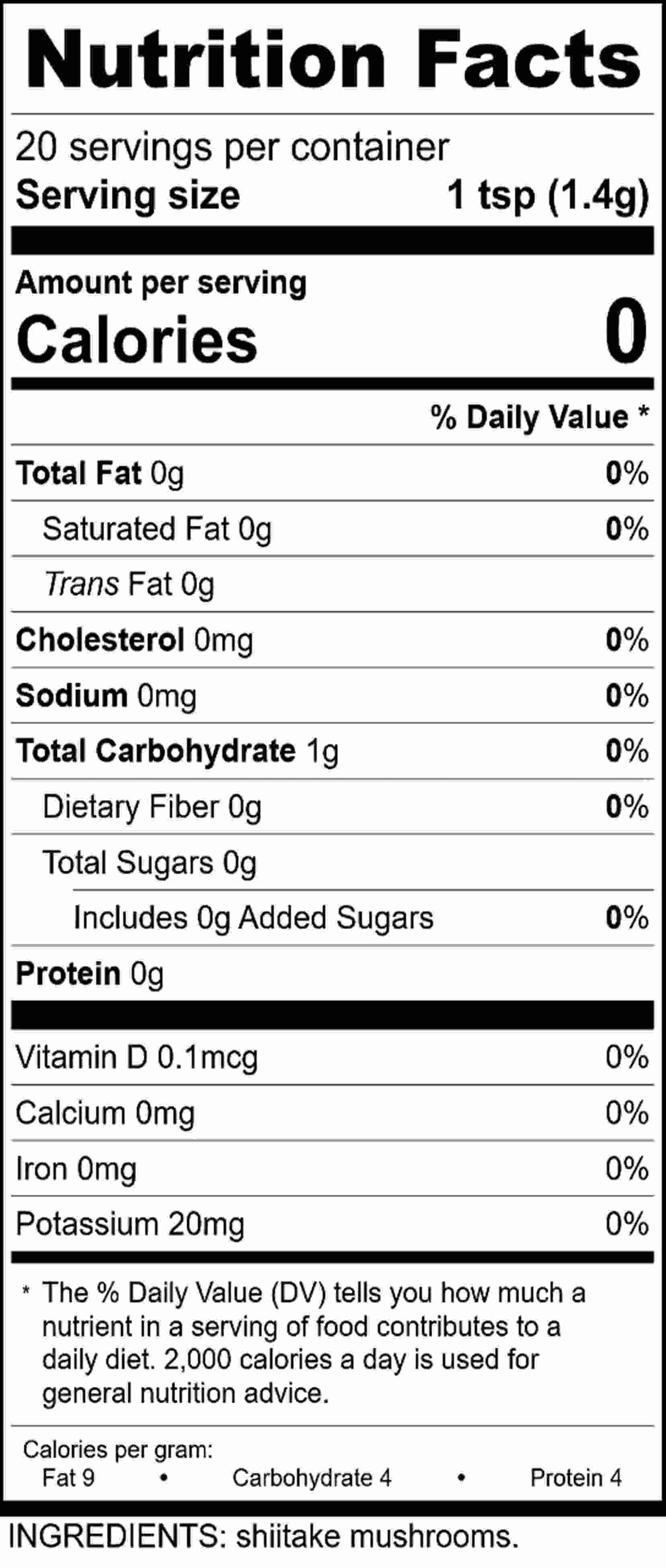 Shiitake Mushroom Powder - view 2