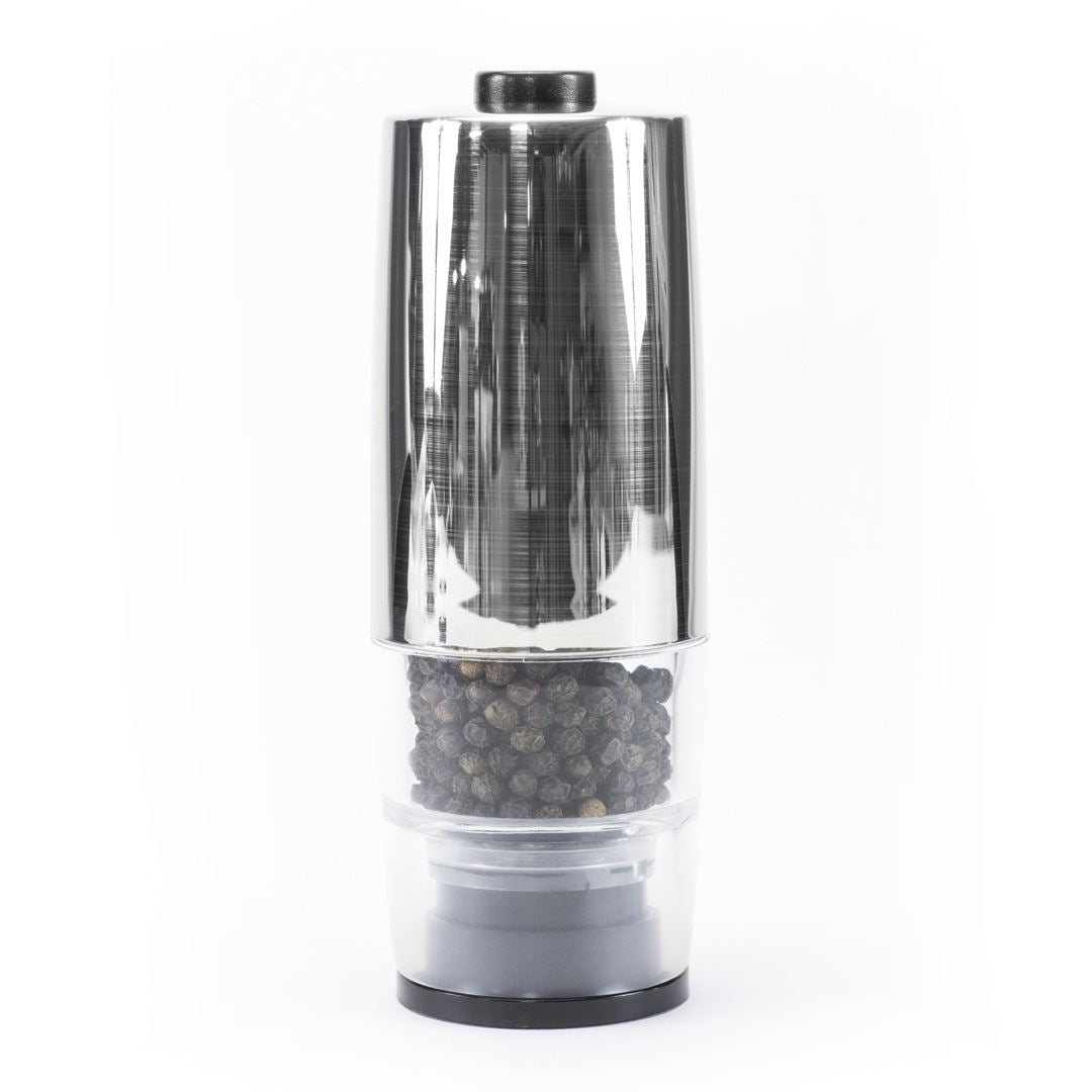 Silver Electric Pepper Mill - view 2