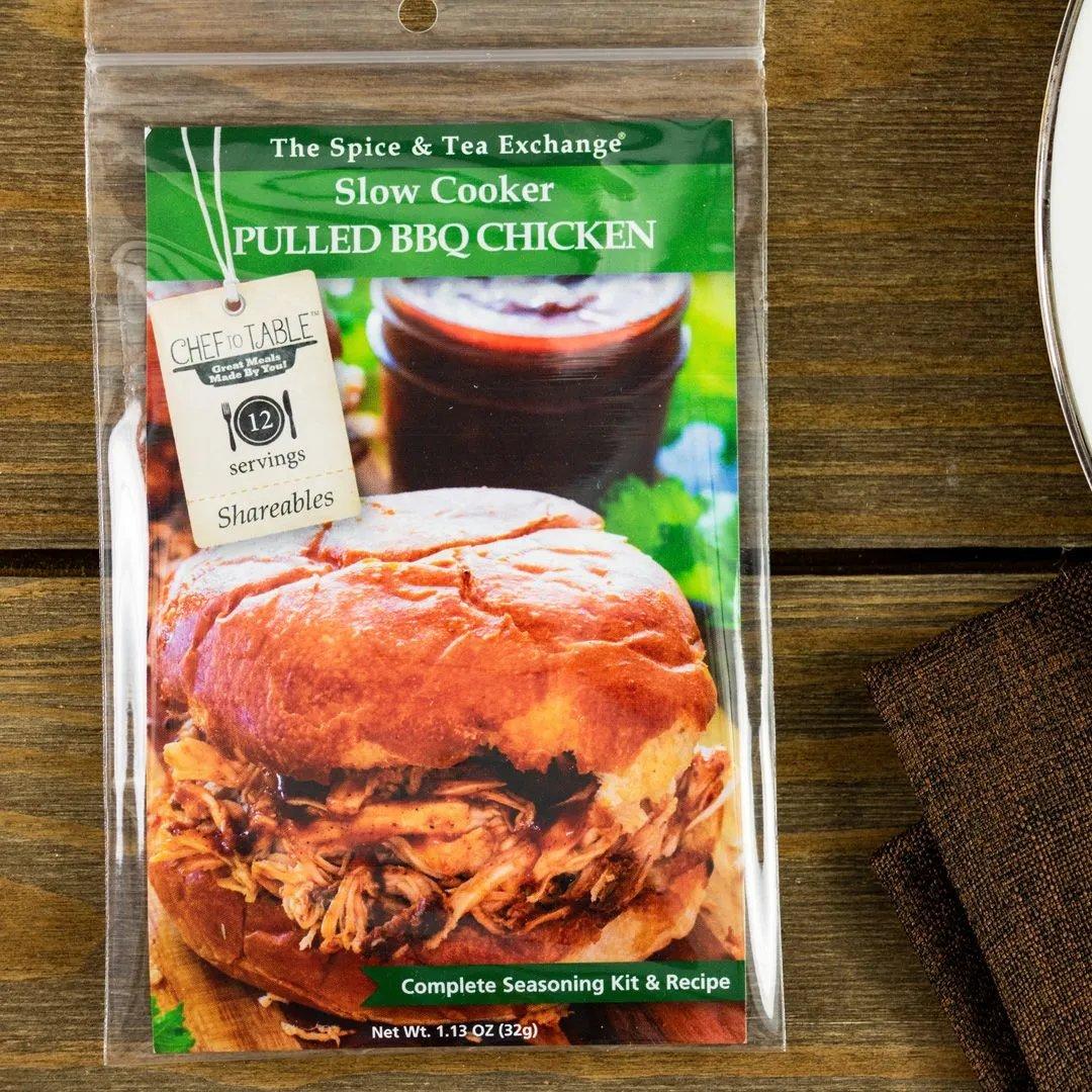 Slow Cooker Pulled BBQ Chicken Recipe Kit - view 1