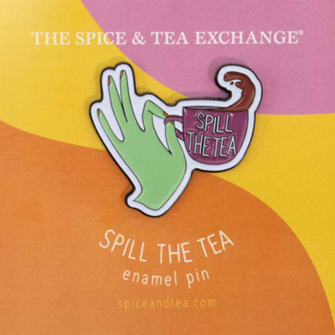 Spill The Tea Enamel Pin - view 2