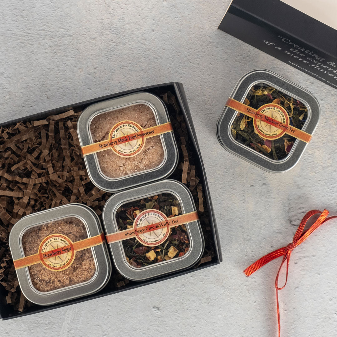 Strawberry Fields 4-Tin Gift Box