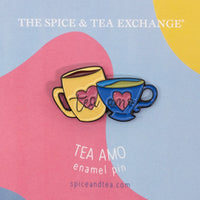 Tea Amo Enamel Pin - view 2