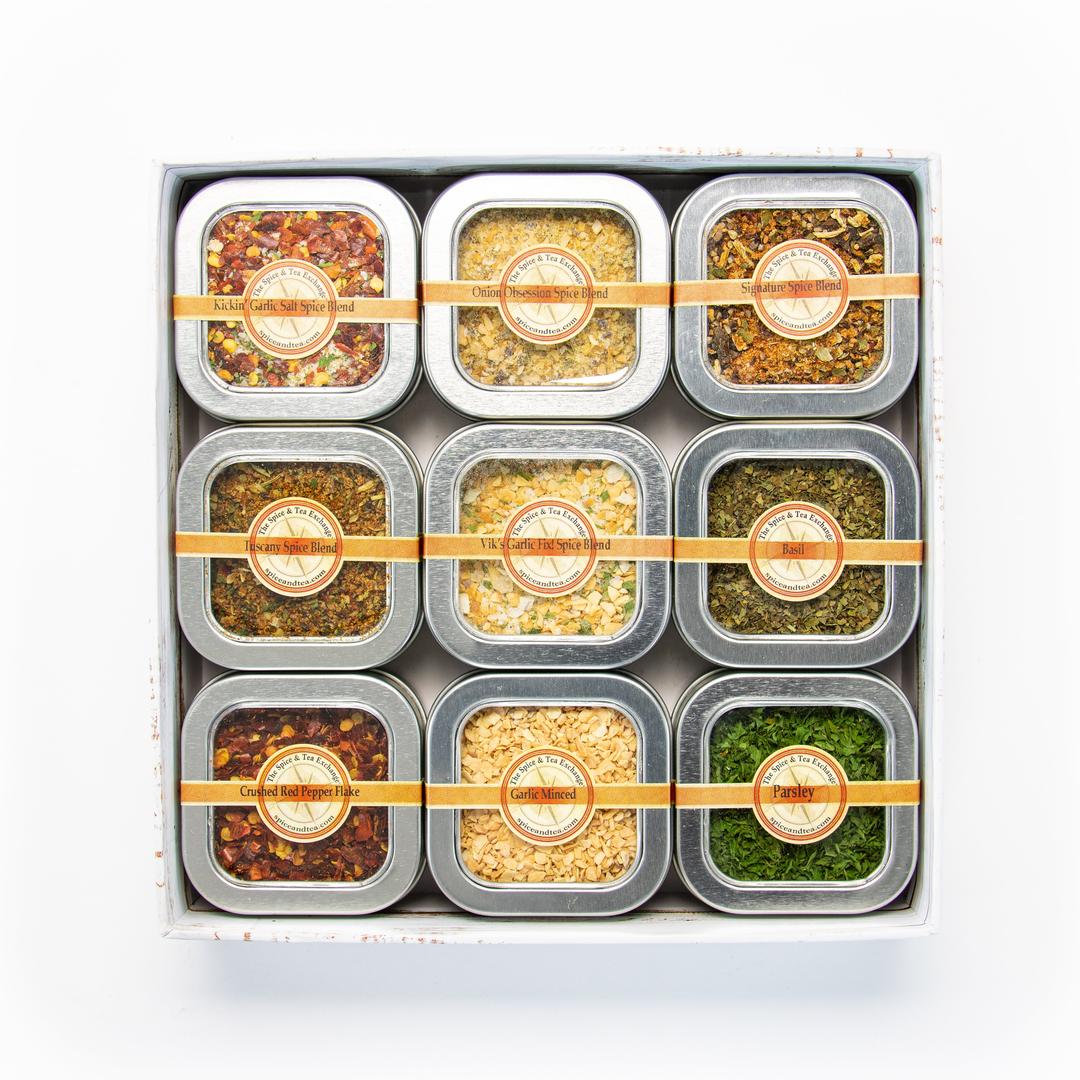 Tis the Seasonings 9 Tin Gift Box - view 3