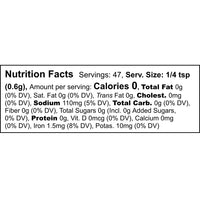 Truff Parm Garlic Seasoning Nutrition Facts