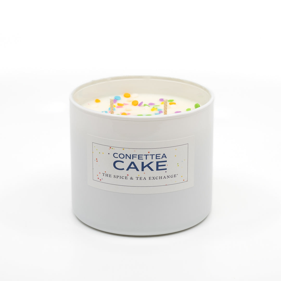 ConfetTEA Cake Candle