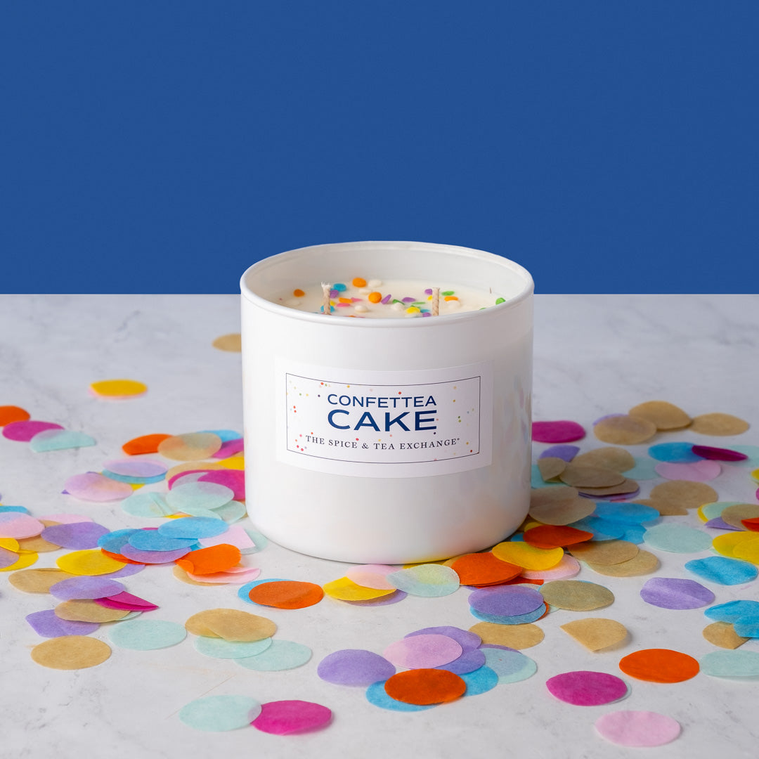 ConfetTEA Cake Candle